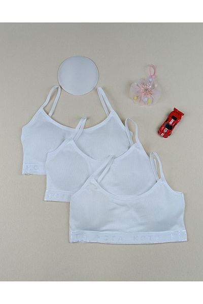 siyalife Sutien sport pentru femei din Lycra cu nervuri din 3 piese