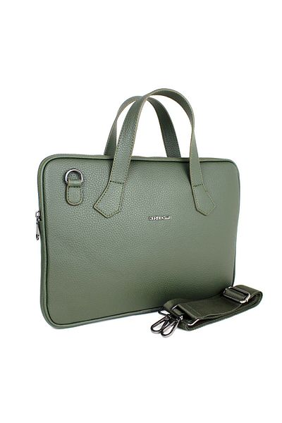 deri,se club Women's Khaki Color Briefcase 13.6 Inch Laptop Bag