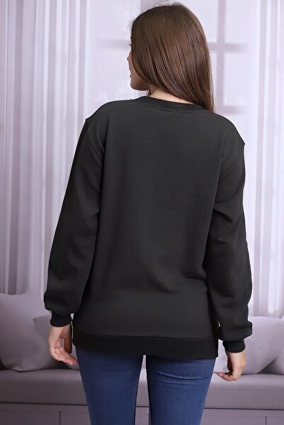 Deafox Χακί Rotten Print Crew Neck Sweat