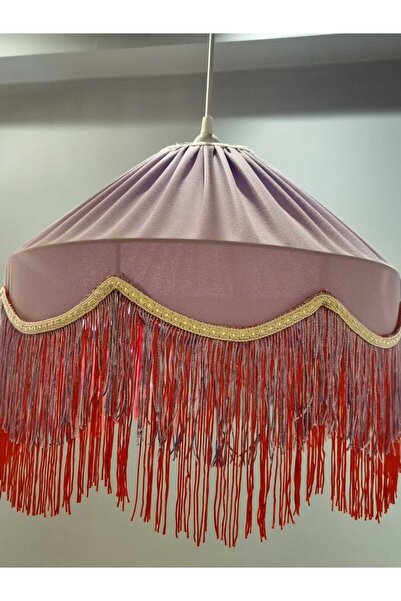 ARZU AYDINLATMA Kırmızı şemsiye Abajur sarkıt avize