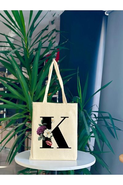 bezçantadünyası Raw Cloth Shoulder Bag - Letter K
