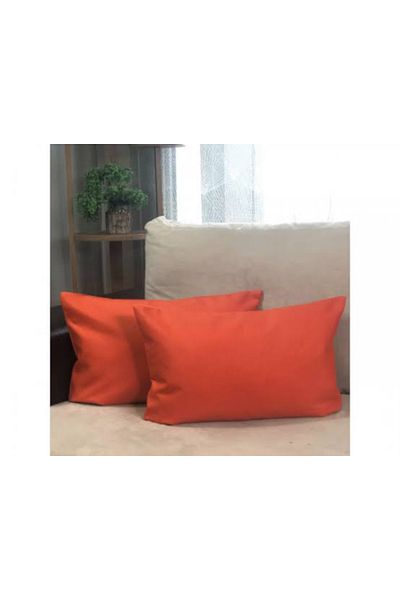 GERCELLA 50X70 cm Orange 100% Cotton Pillow Cover Pillow Case