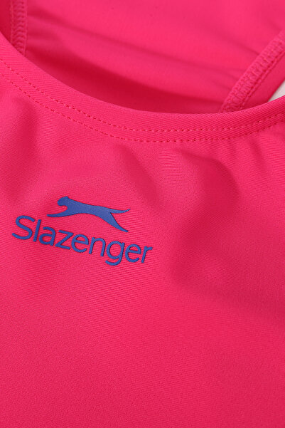 Slazenger Spl Racerblk Jn43 Girl's Swimsuit Purple