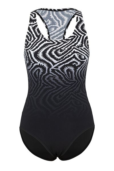 Slazenger Μαύρο Γυναικείο Μαγιό - Sports Back Ld43