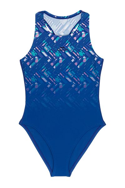 Slazenger Jn43 Model Girl's Sports Swimsuit - Pink/Purple