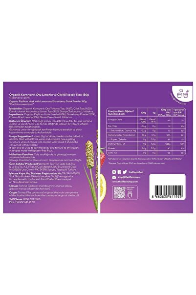 TheLifeCo Fit – Aylık Paket (Lemon Cayenne 150 g & Green Blend 120 g & Limonlu ve Çilekli Psyllium 180 g)