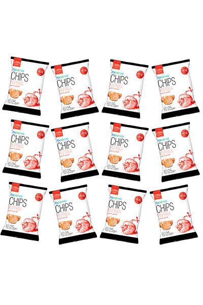 Laperva Light Chips, Paprika, 25 Gm,  (Box Of 24 Piece)