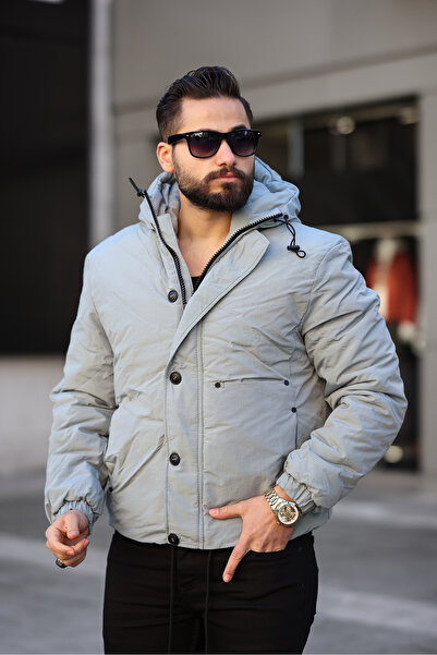 RHONES ΑΝΔΡΙΚΟ ΠΑΛΤΟ ΜΕ ΚΟΥΚΟΥΛΑ ΜΕ ΛΕΠΤΟΜΕΡΕΙΑ ΤΣΕΠΗΣ