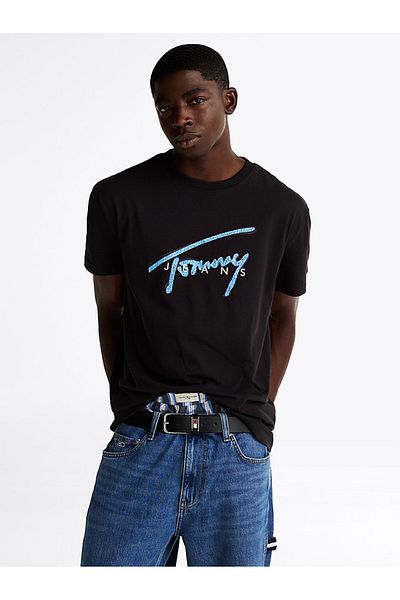 Tommy Hilfiger Tommy Hilfiger Men Black T-Shirts