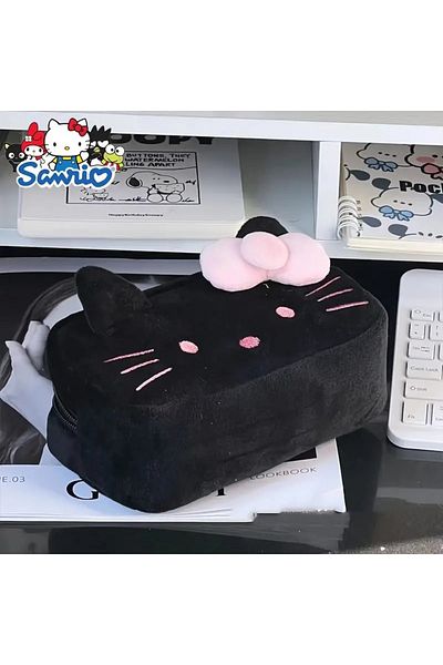 GlassySKY Χαριτωμένη Hello Kitty Μολυβοθήκη Μολυβοθήκη Δημοτικού Σχολείου Γυμνασίου / Τσάντα Μακιγιάζ Δώρο Χαρτικά