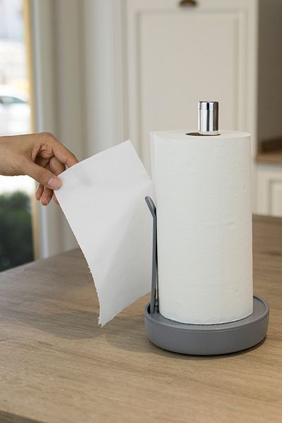 Prima Nova Gray Countertop Paper Towel Holder