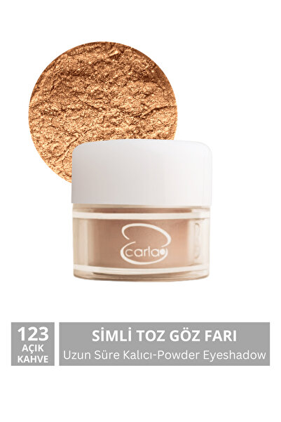 CARLA Uzun Süre Kalıcı Simli Açık KahveToz Göz Farı 2,5 G No:123