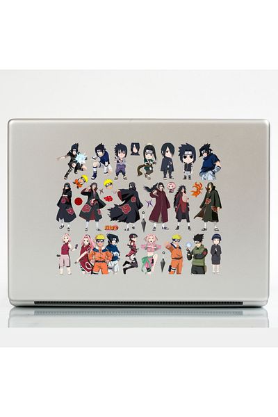 Ororabutik Σετ αυτοκόλλητων Anime Naruto 50 τμχ - Σετ αυτοκόλλητων Scrapbook Bullet Journal