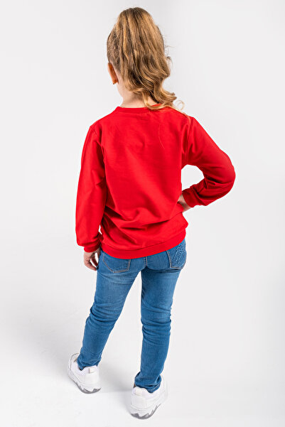 Trend Baby Kids Unisex Çocuk Ay Yıldızlı Basic Sweat 2-7 Yaş