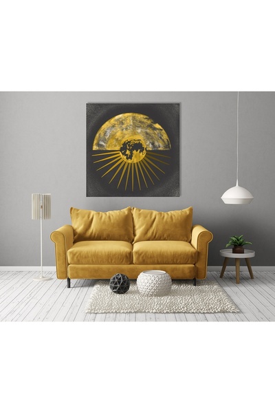 bestablo Pictură pe pânză Soare și Pământ