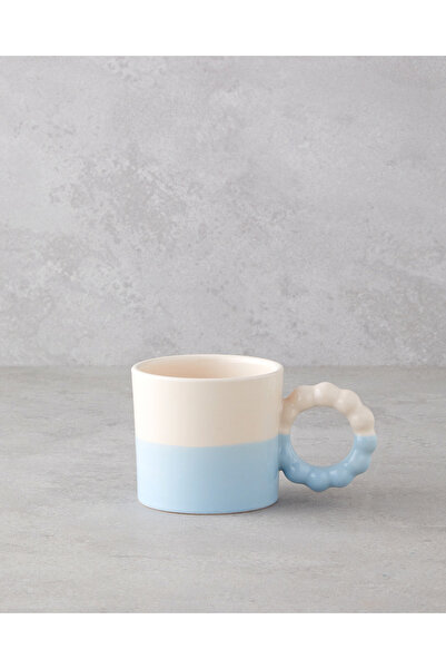 English Home Flowly Seramik Kupa 260 ml Açık Mavi