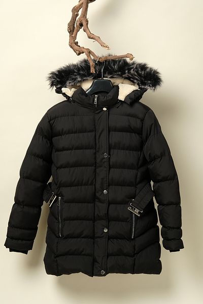 Zaziko Kids Palton puf pentru fete cu fleece în interior Km.0043-zz
