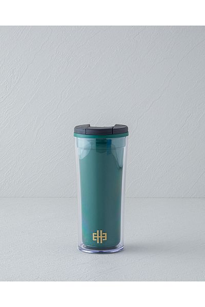 English Home كوب سفر أكريليك يومي من Green Good Mood - 350 مل