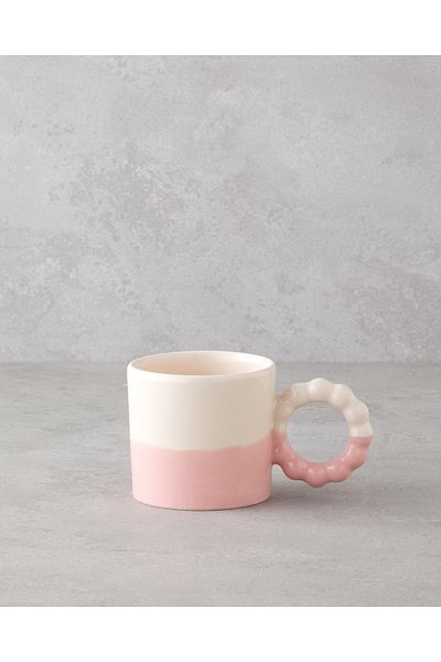 English Home Pink Flowly Ceramic Mug - 260 ml
