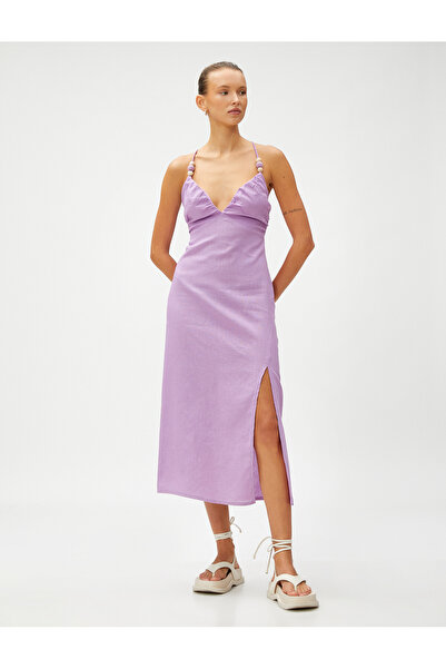 Koton Perličková směs midi lnu