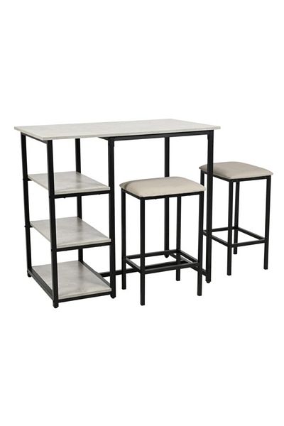 micasa 3-Piece High-Quality and Durable Melamine Table Set DC-8377