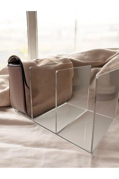 TUVAREKLAM Tuva Advertising Transparent Plexi New Generation Stylish Thin Wallet Bag Organizer Organizer Makeup