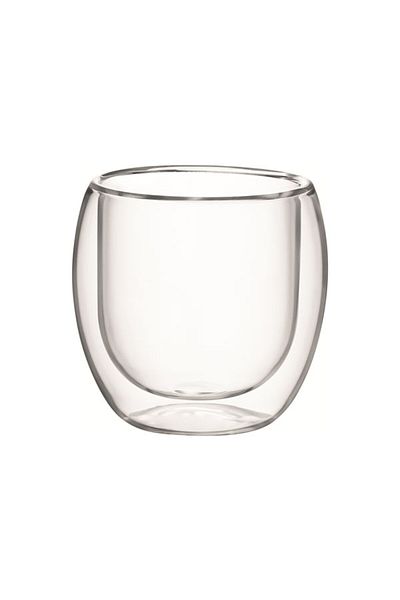 Leggno Vetro Borosilicate Double Glass Latte Glass 400ml (2Pcs)
