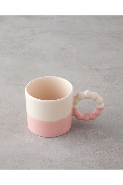 English Home Pink Flowly Ceramic Mug - 260 ml