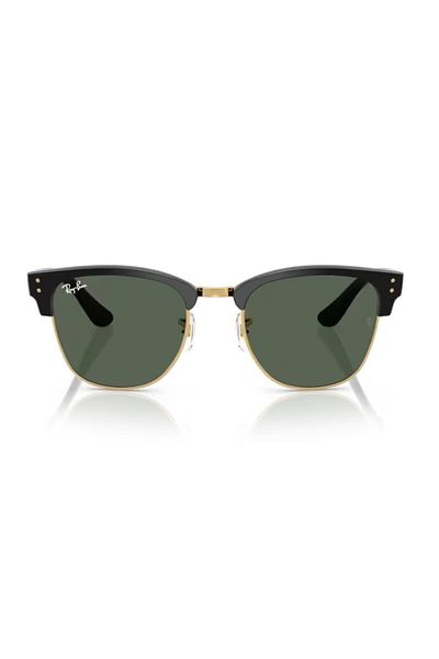 Ray-Ban Rb 0504S 6677Vr 54 Clubmaster Reverse Unisex Square Black Bone Sunglasses