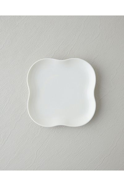 English Home Set Tort Porțelan Flora 9 Piese - Alb pentru 6 Pers