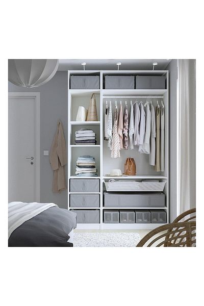 IKEA Skubb Hurç Koyu Gri 43x53x19 Cm 60591052