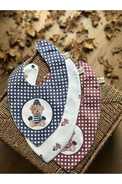 Asu Baby&Kids مريلة من القطن العضوي مكونة من 3 قطع من Mix&Match