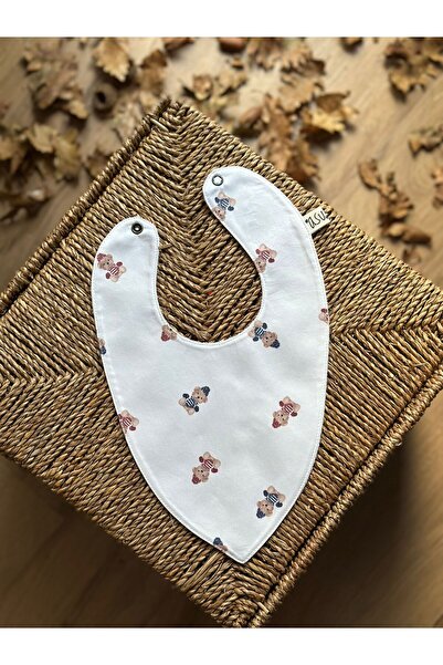 Asu Baby&Kids Organic Cotton Apron Vintage Bear Mini