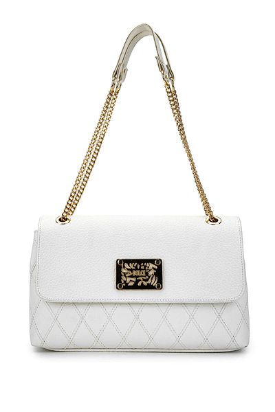 Dolce Women's Vegan White Cap Messenger Bag