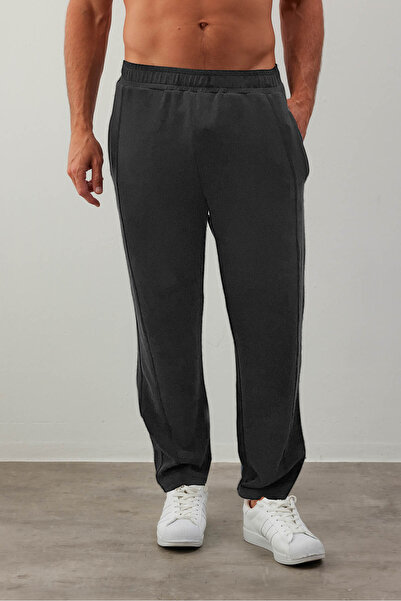 Syah Erkek Soft Touch Fermuarlı Sweatshirt Pantolon Takım