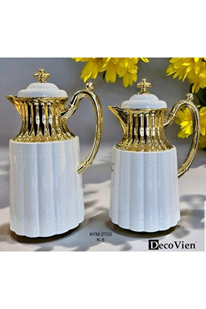 KOCHER Luks termos 2 li takım beyaz gold