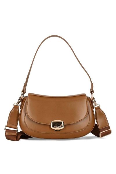 David Jones Tan Women's Shoulder Bag - With Strap
