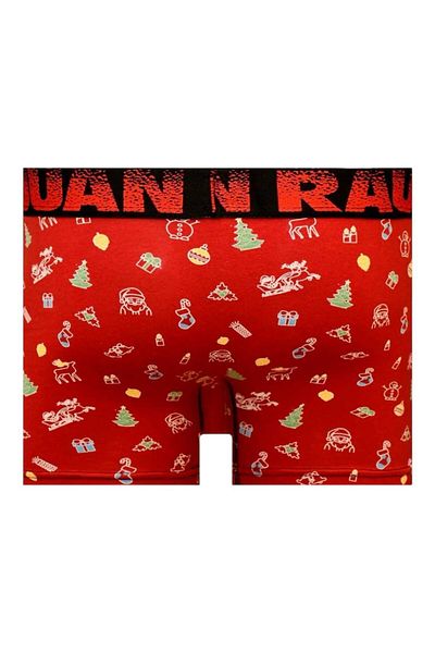 Juan Raul New Year's Themed Men's Cotton Boxers - Db210