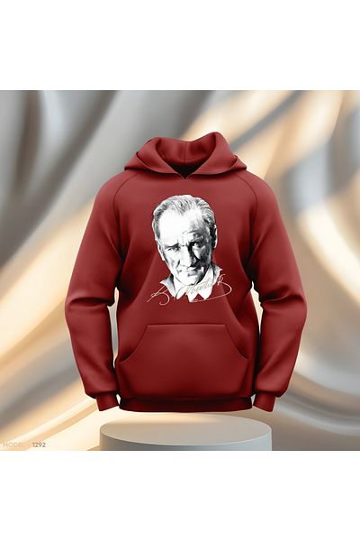 Gölge Store Суитшърт с качулка Ataturk & Signature Slimfit