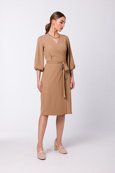 Stylove Wrap dress with a tie