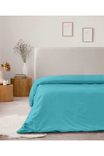 Evim Cotton 200X220 cm Turquoise Akfil Duvet Cover under Sariyerlik Kacsaklık Fabric