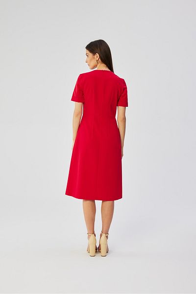 Stylove A-line dress with decorative pleats