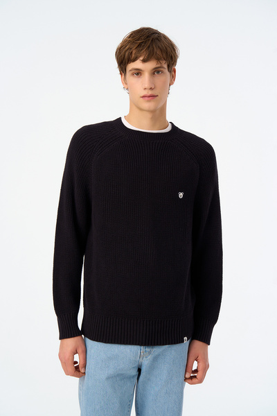 WWF Market Panda Crew Neck Sweater Sweater - Black