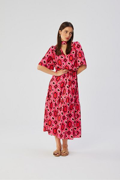 Stylove Rochie maxi cu volan