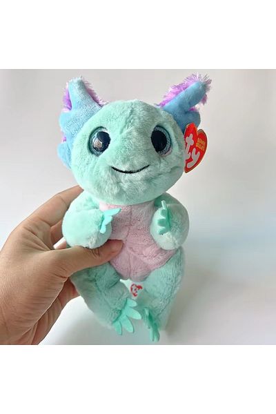 TY Beanie Boos Aksolotl Pastel Color Plush 15 cm