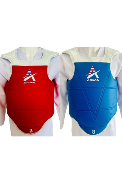 Taekwondo Safeguard (GÖĞÜS KORUYUCU) (ÇİFT TARAFLI) (KIRMIZI-MAVİ)