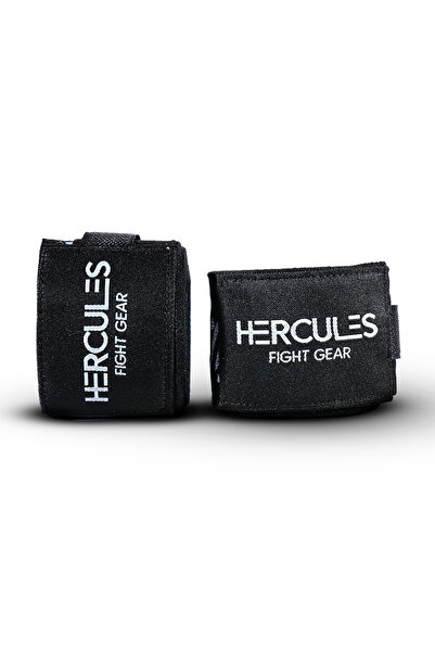 Hercules Fight Gear BLCK PRNTD Bandage Boks Bandajı, Eldiven Bandajı, Kick Bo...