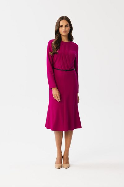 Stylove A dress with decorative stitching