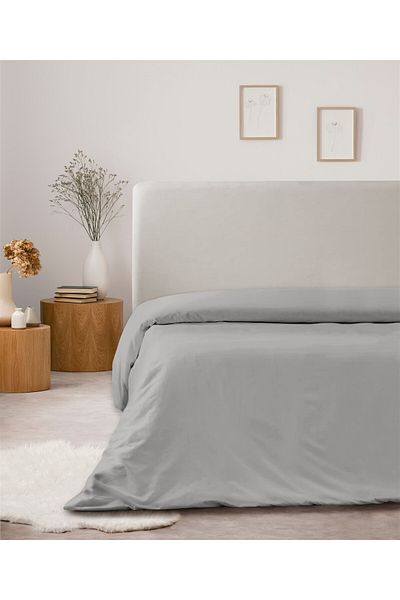 Evim 100% Cotton Akfil Duvet Cover Single 160X220 cm Gray