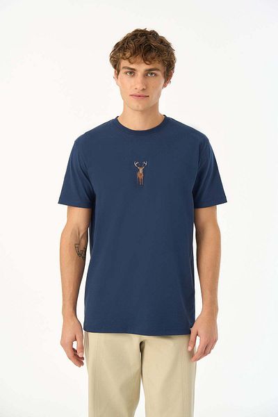 WWF Market Μαλακό μπλουζάκι Navy Blue Deer